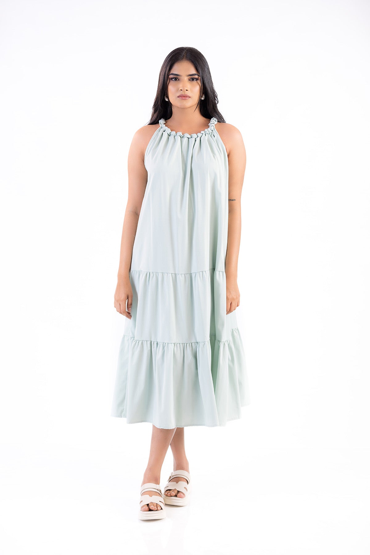 Soft Flow Midi Dress