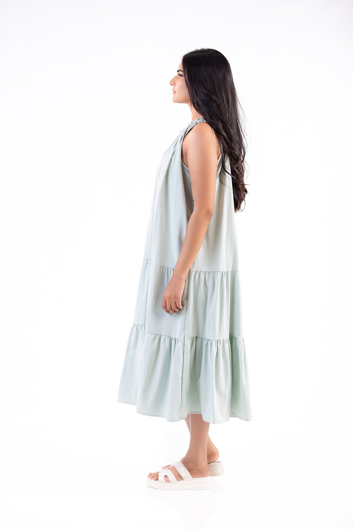 Soft Flow Midi Dress