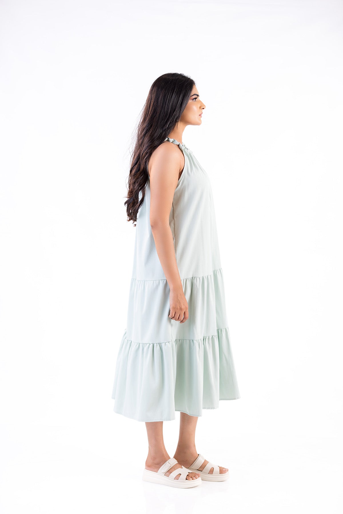 Soft Flow Midi Dress