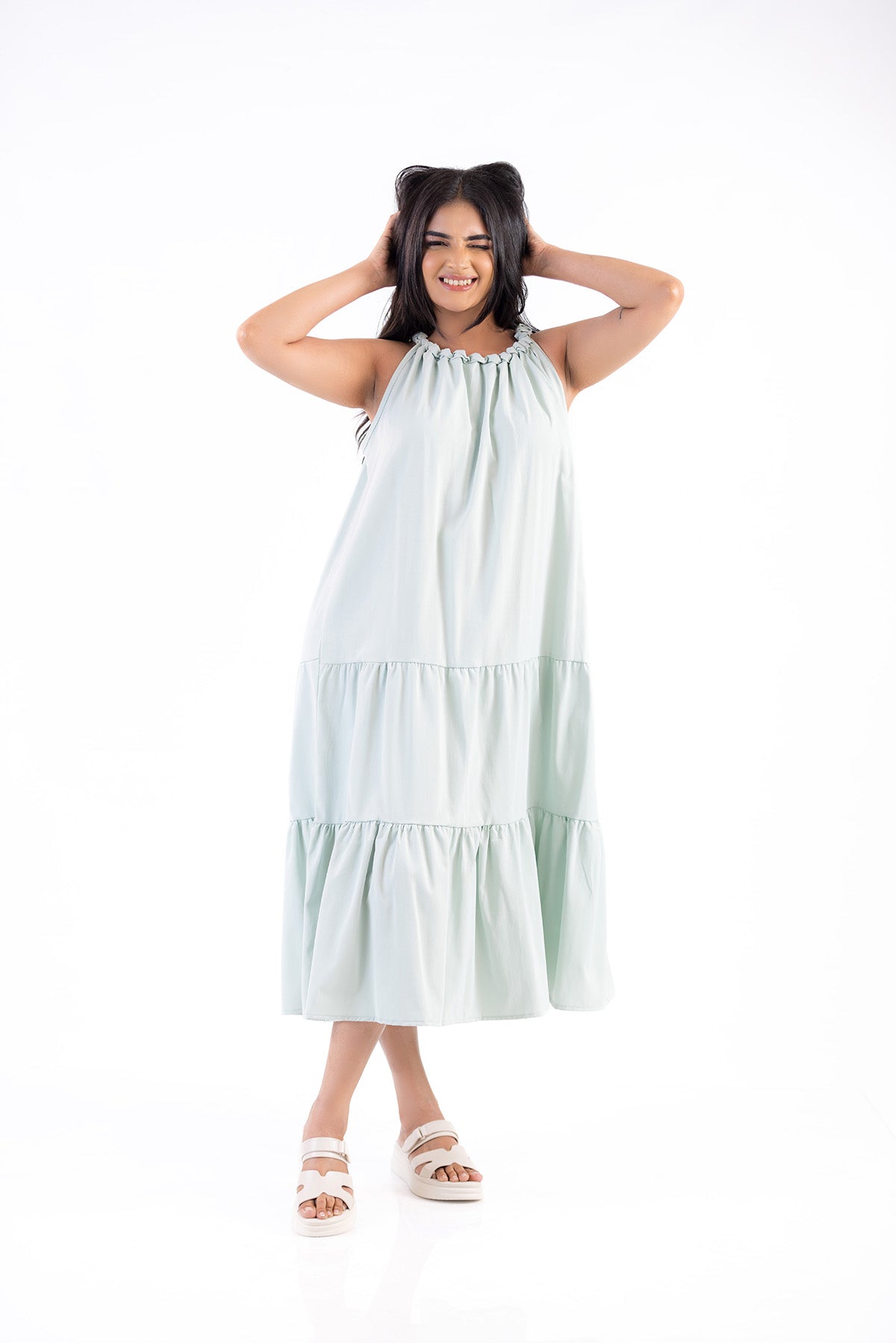 Soft Flow Midi Dress