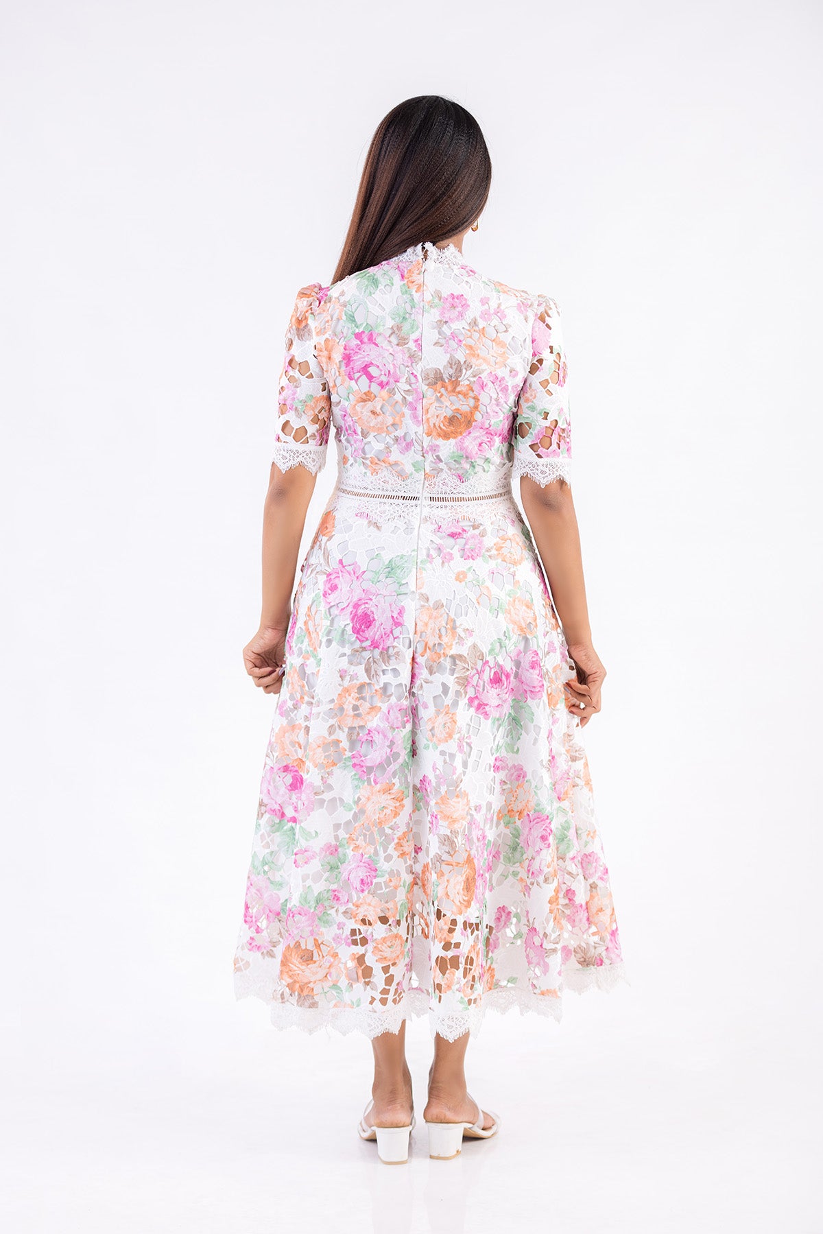 Seraphine Floral Lace Dress