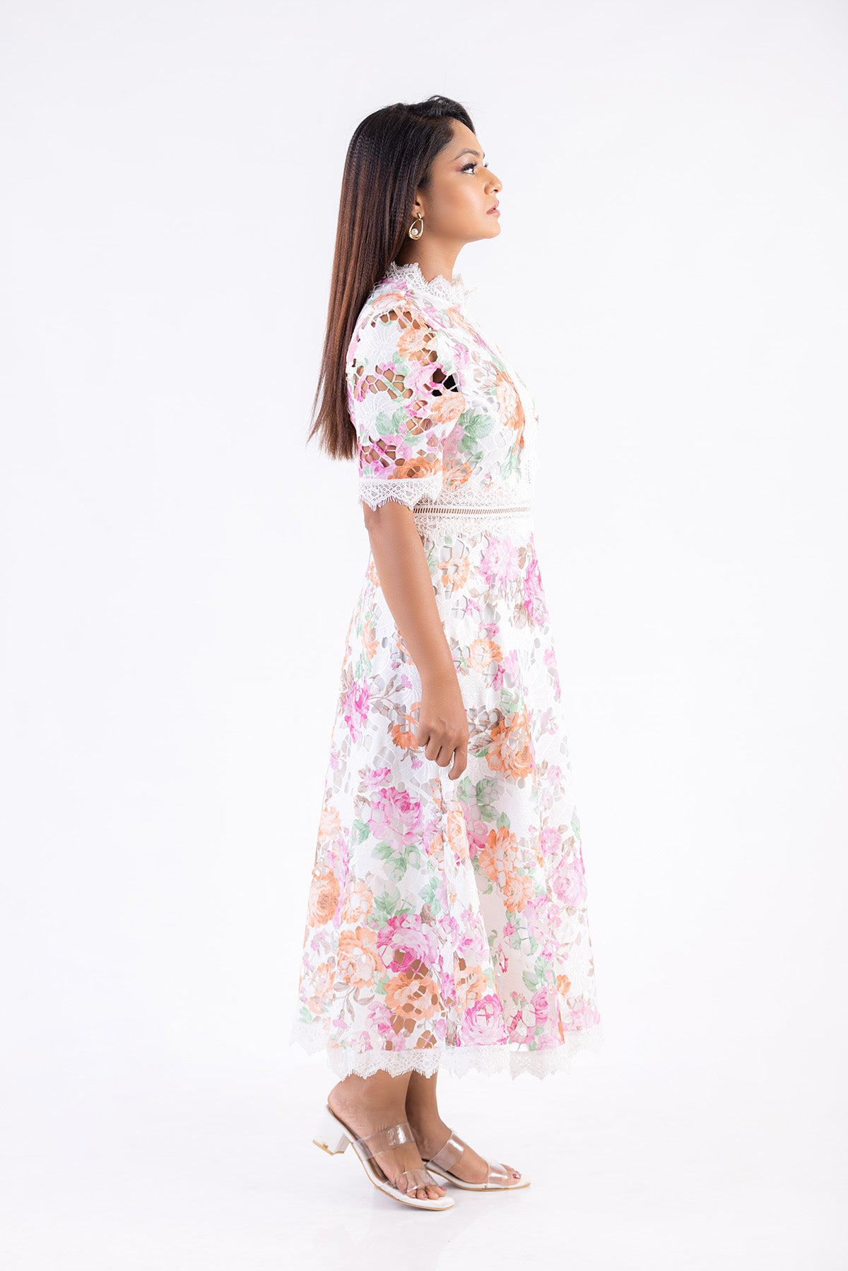 Seraphine Floral Lace Dress