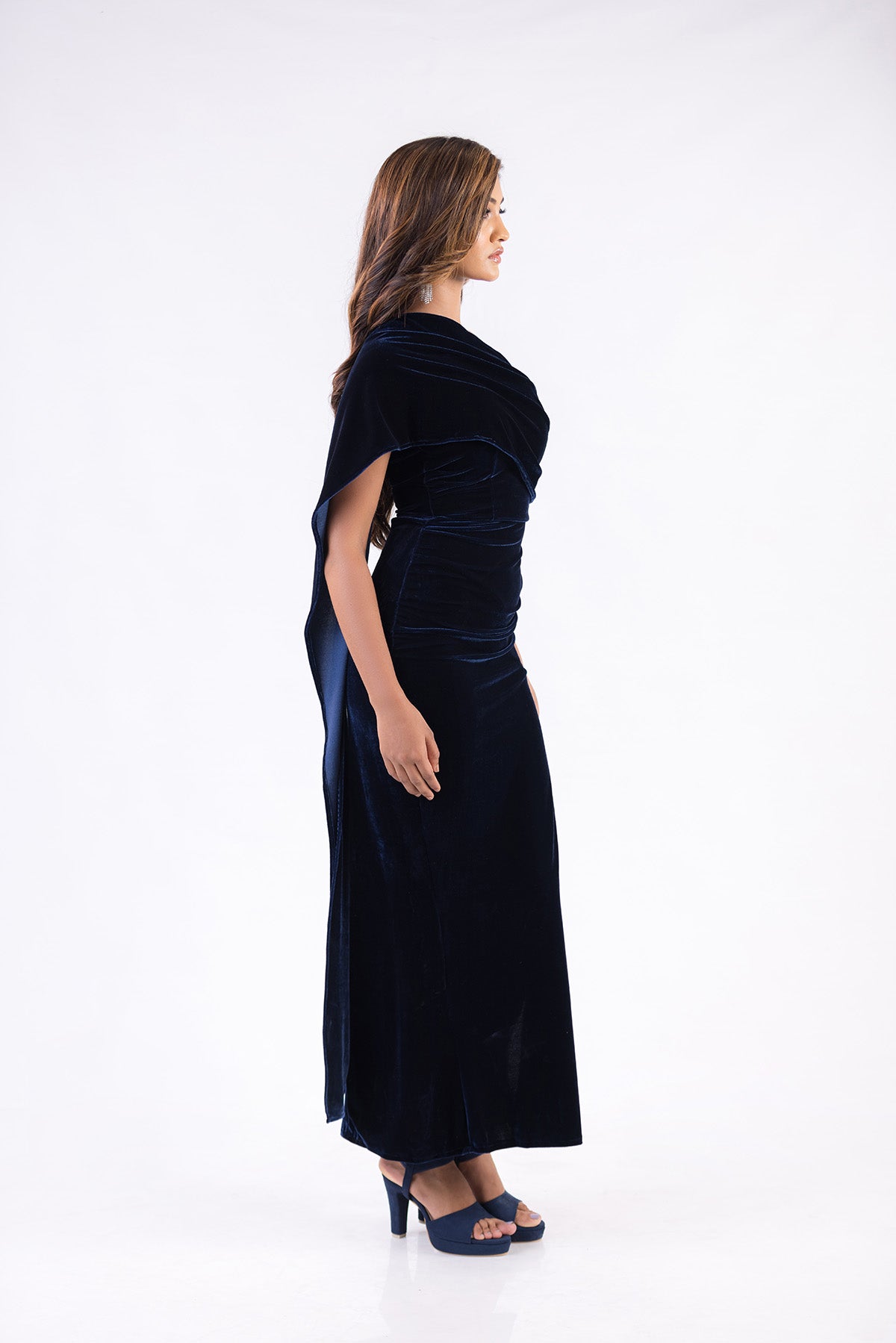 Obsidian Veil Dress