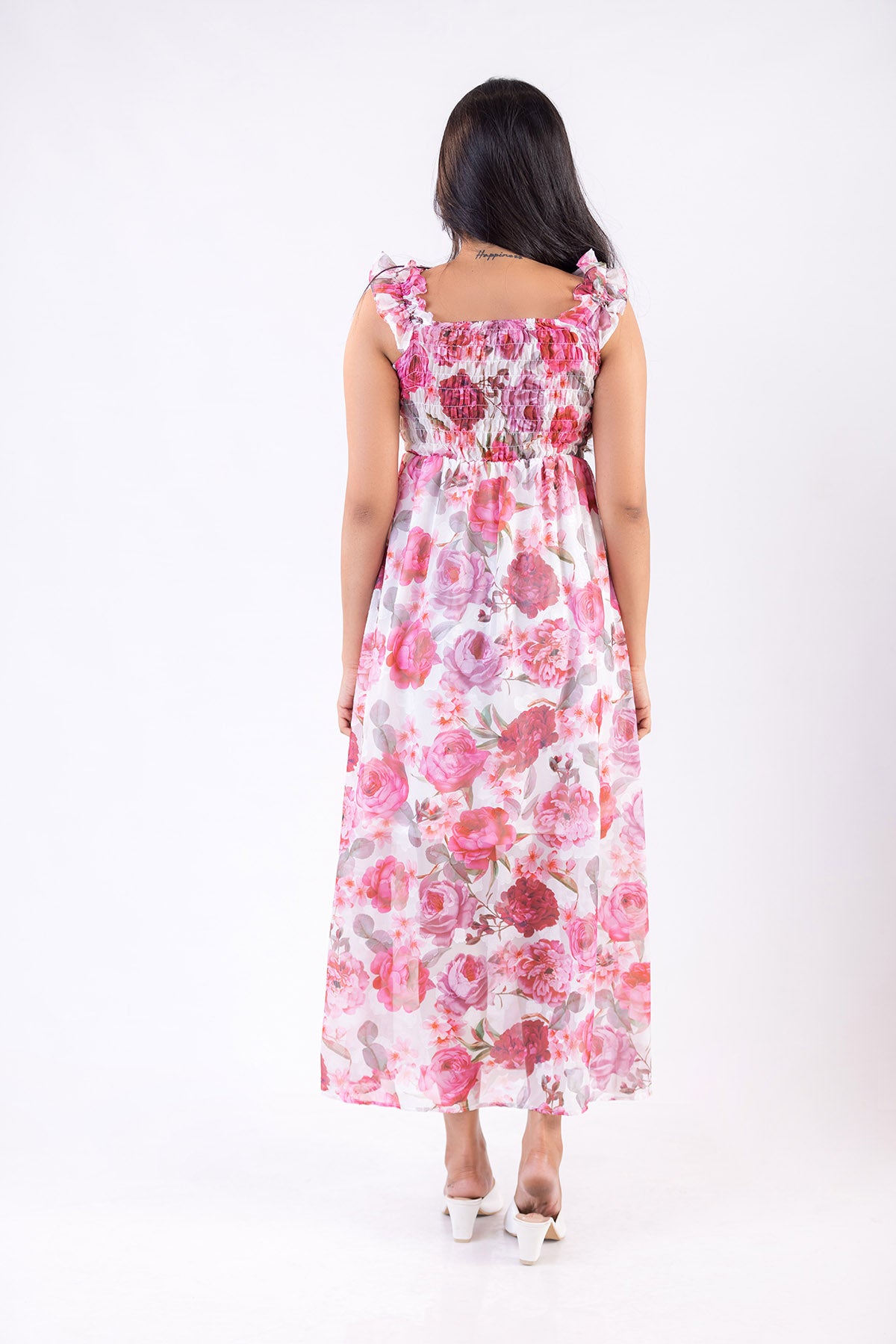 Petal Grace Maxi Dress