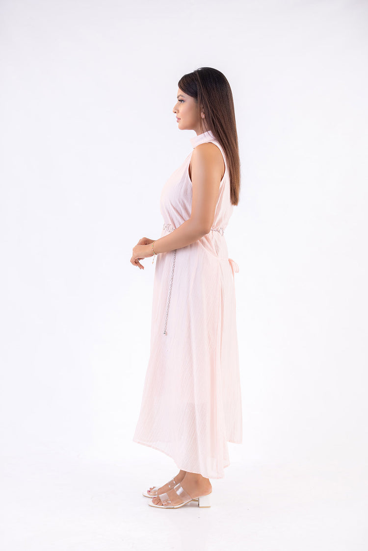 Avelis Drape Midi Dress