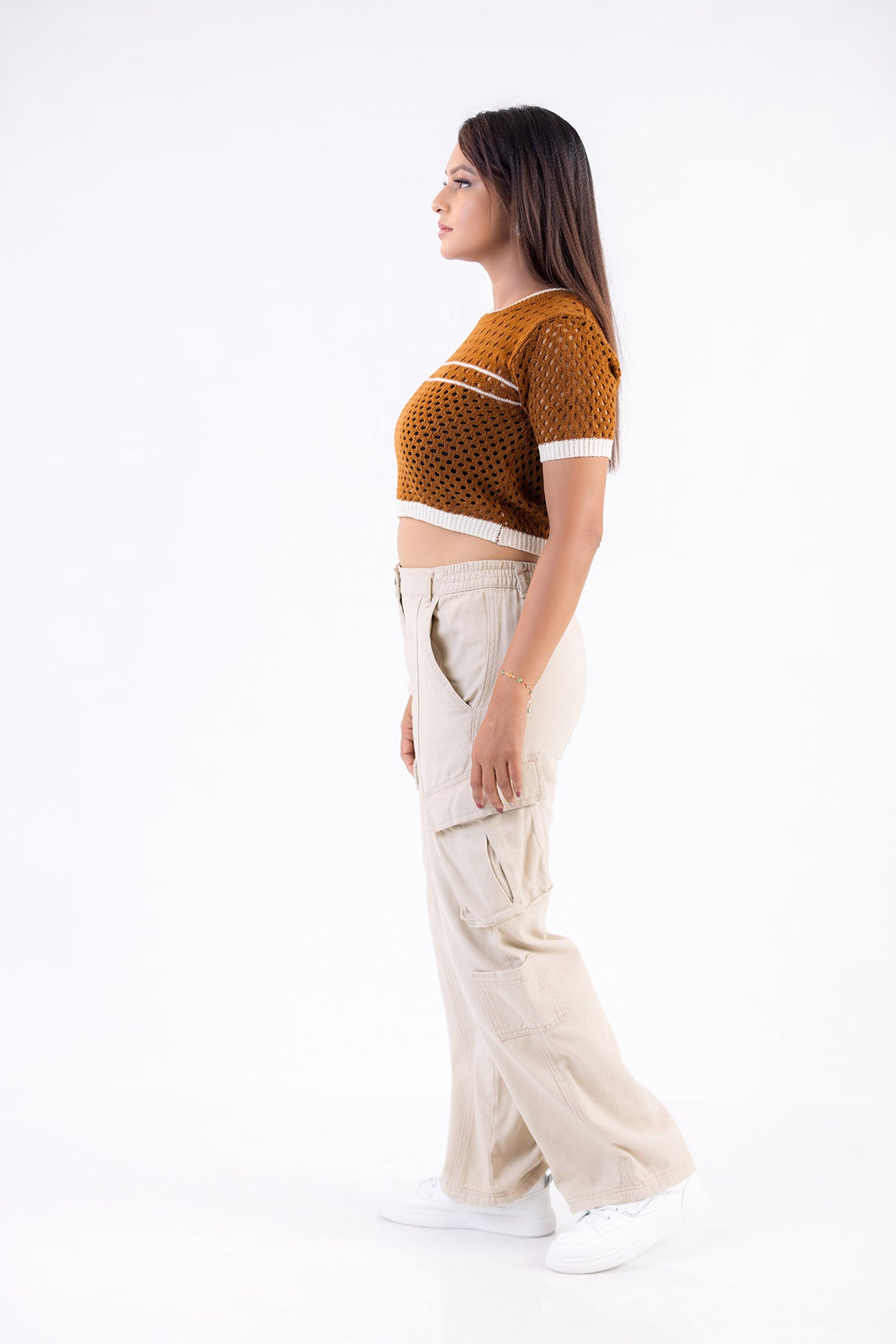 Beige Horizon Trouser