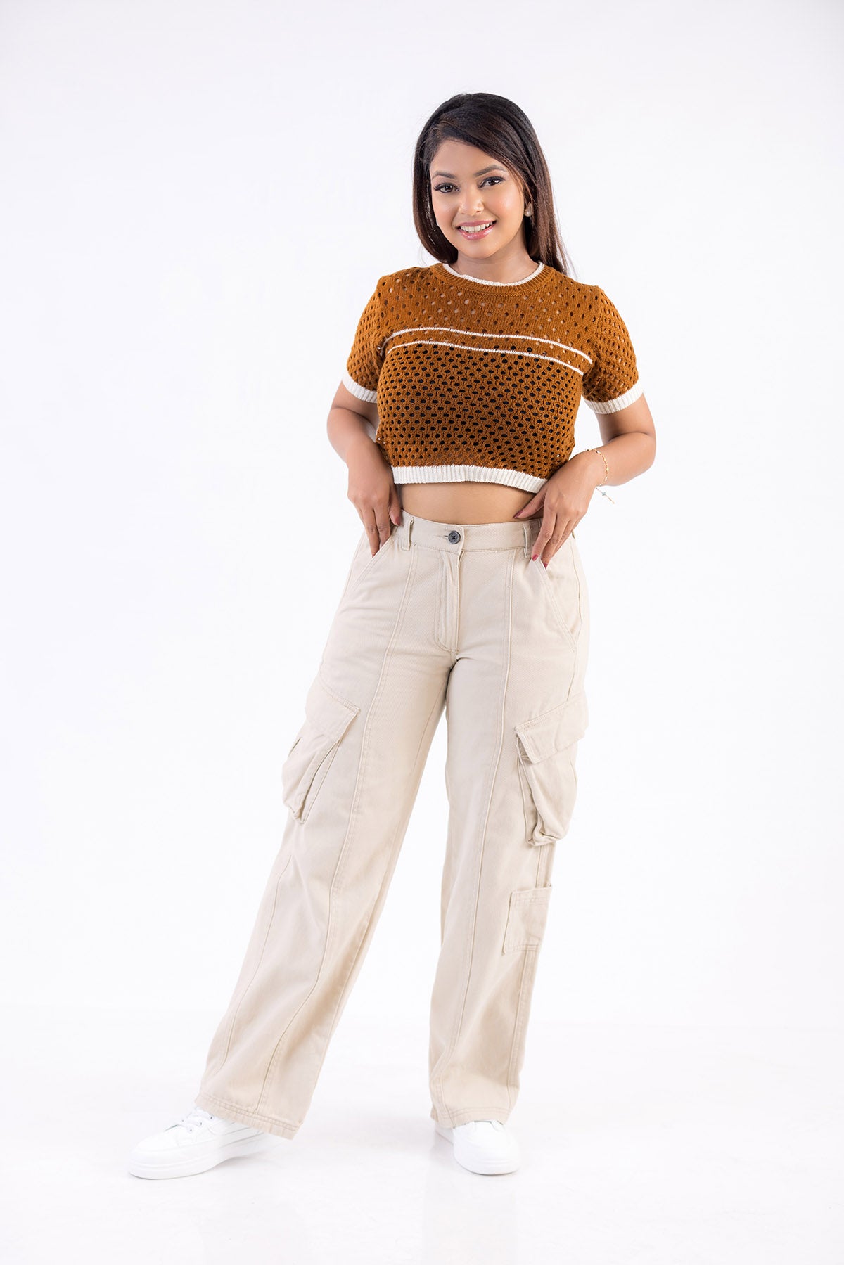 Beige Horizon Trouser