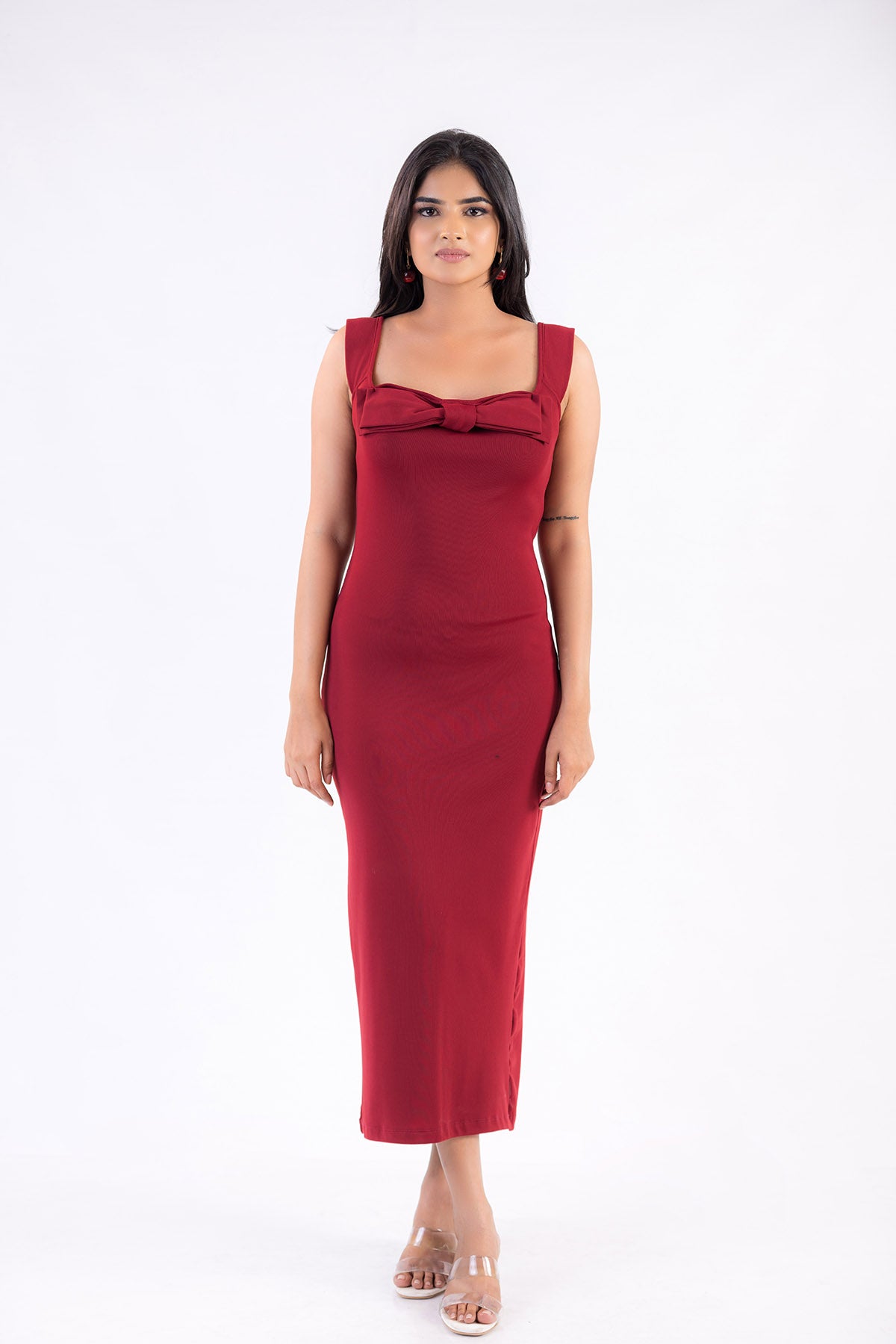 Velour Line Gown
