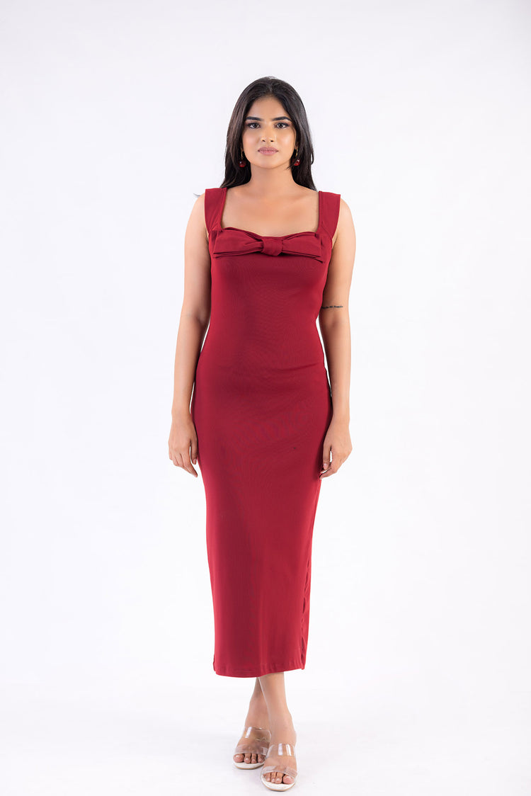 Velour Line Gown