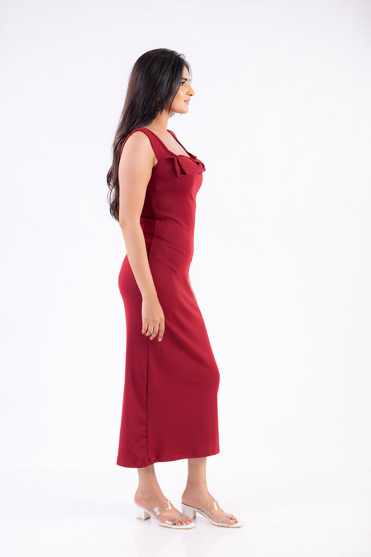Velour Line Gown