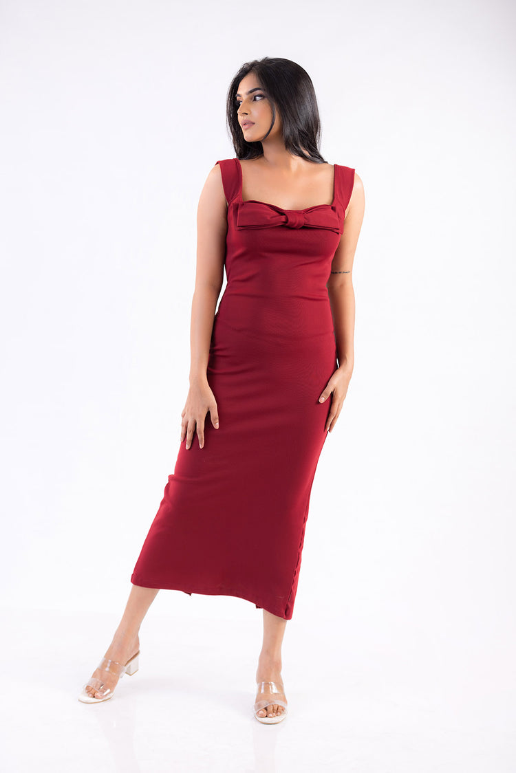Velour Line Gown