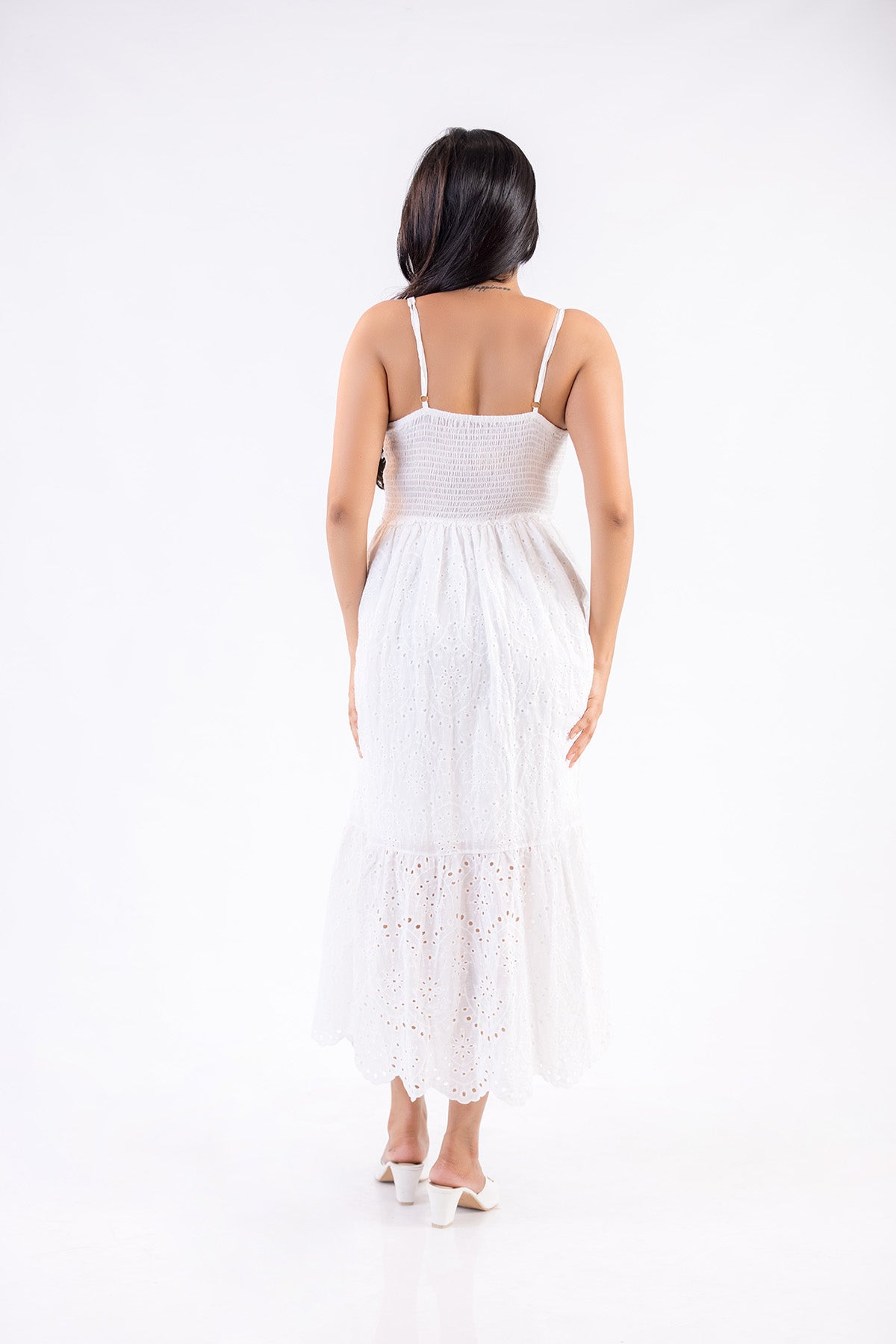 Aveline Lace Midi Dress