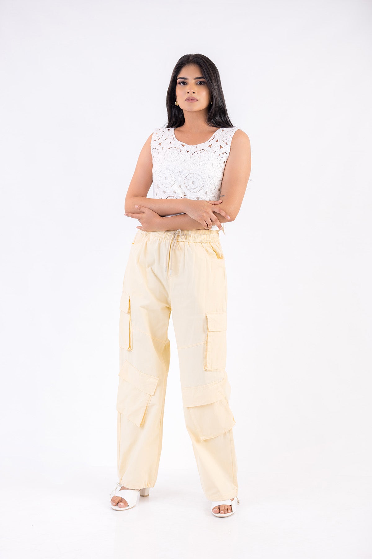 Rosette Lace Top