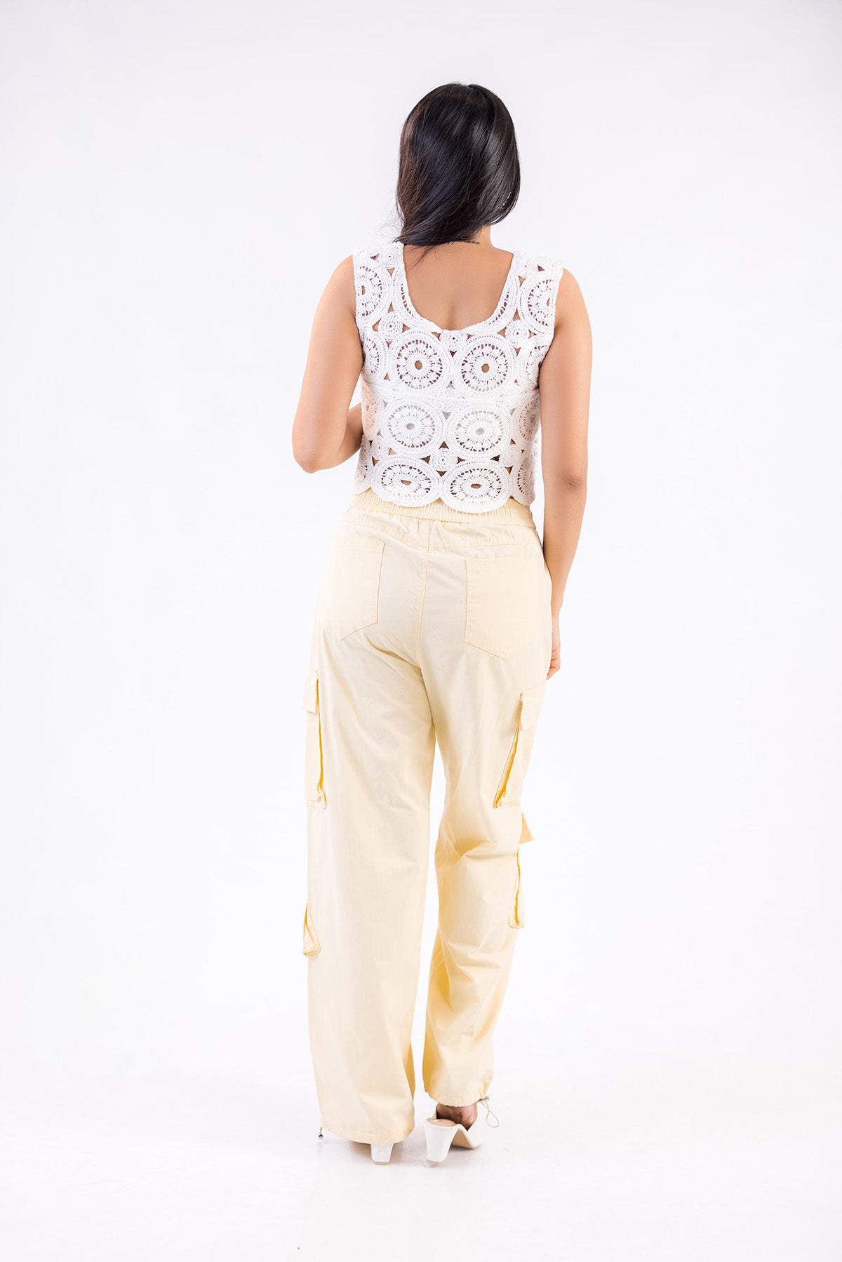 Rosette Lace Top