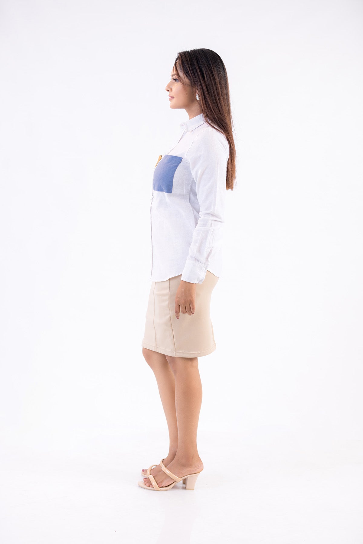 The Vista Color-Block Blouse