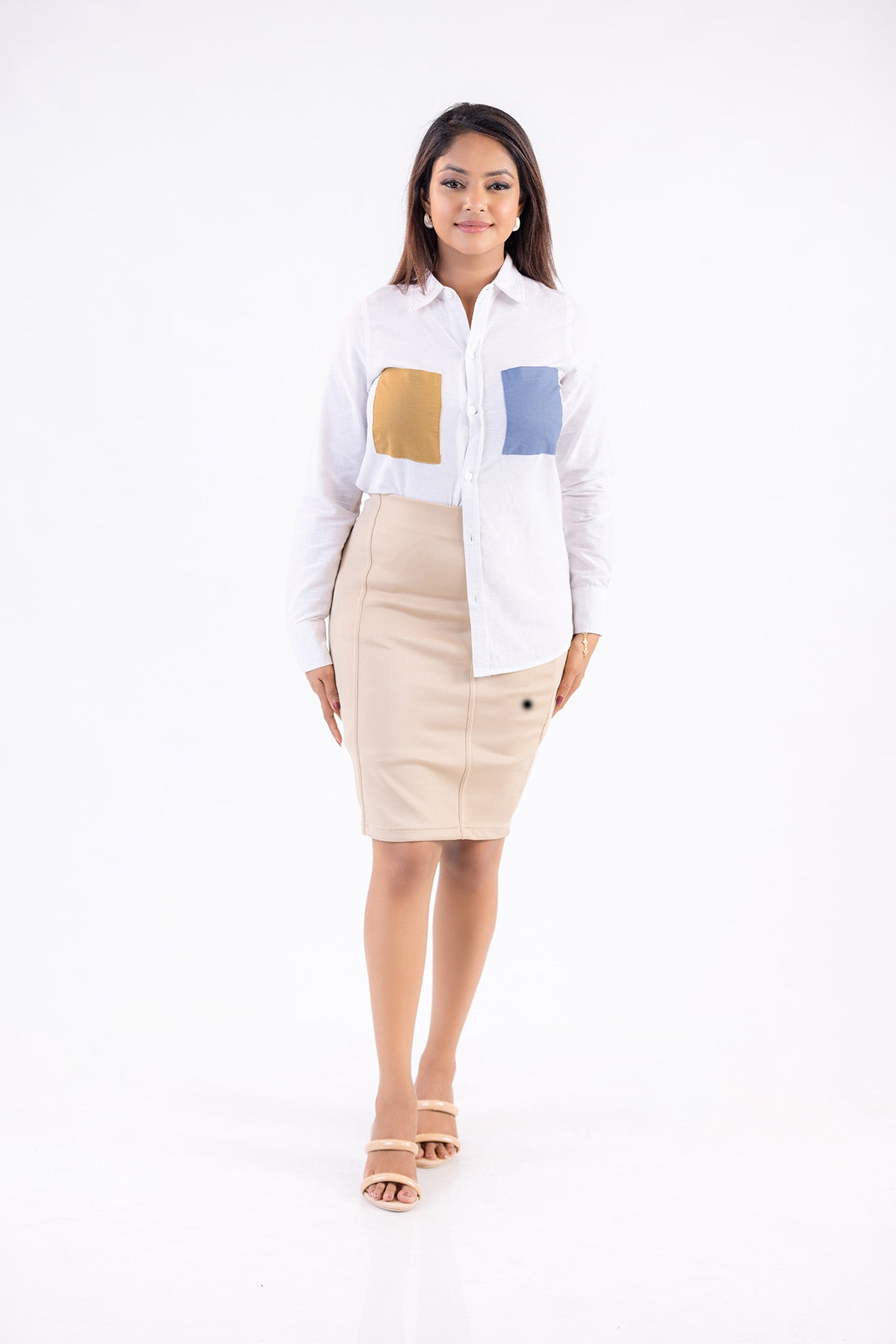 The Vista Color-Block Blouse