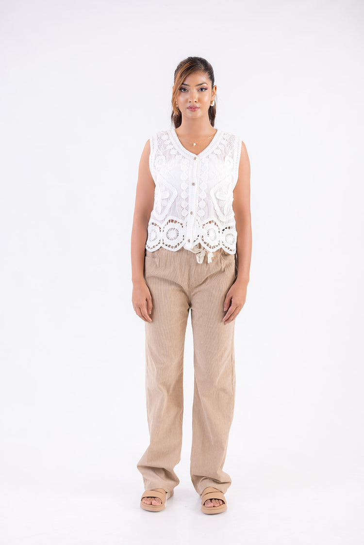 Vintage Charm Crochet Top