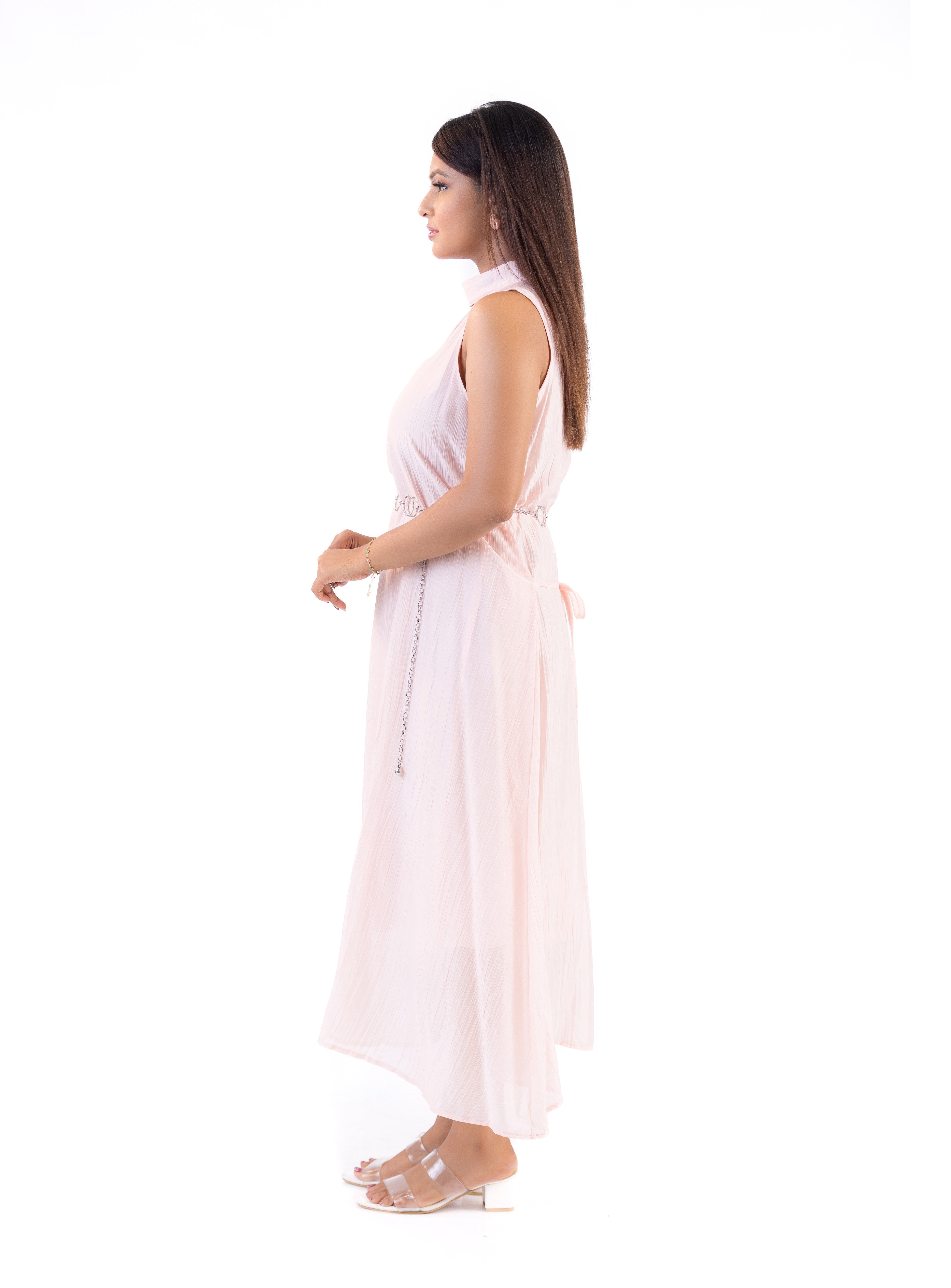Avelis Drape Midi Dress
