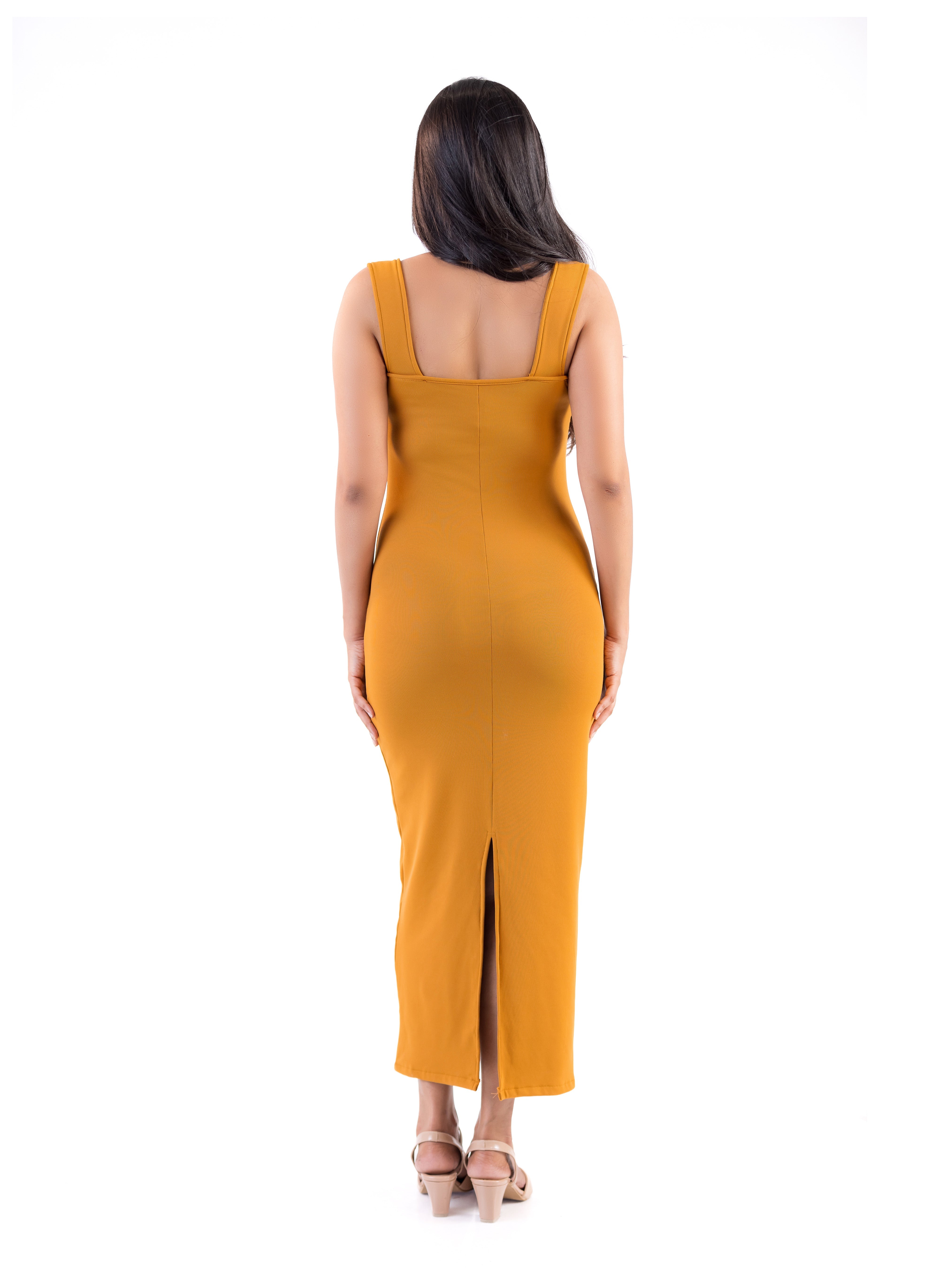 Luxe Flow Drape Dress