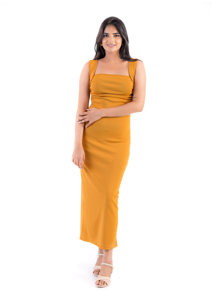 Luxe Flow Drape Dress
