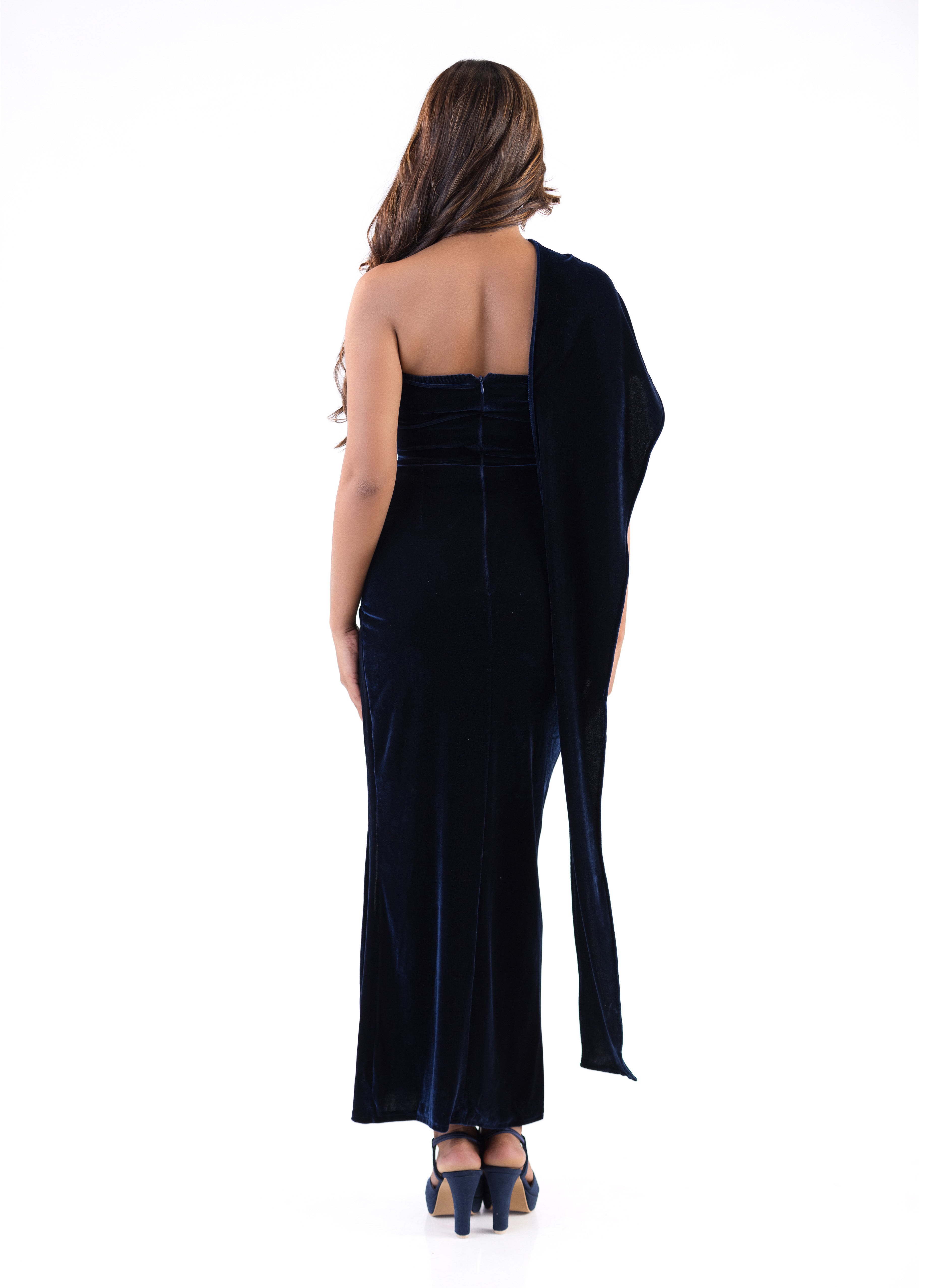 Obsidian Veil Dress