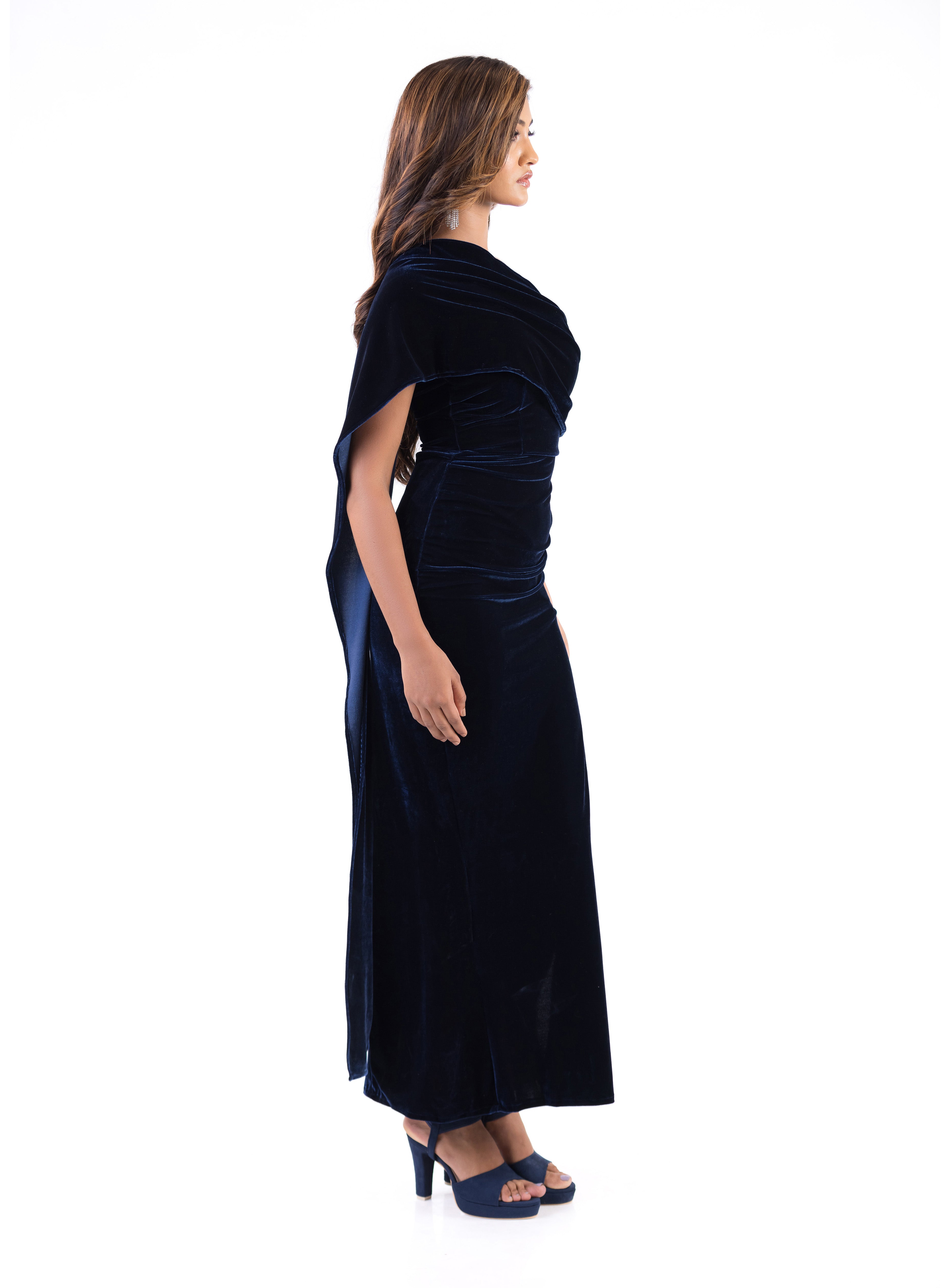 Obsidian Veil Dress