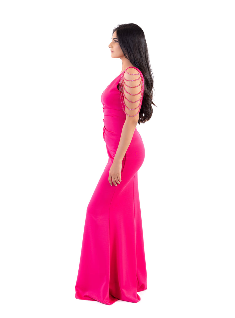 Opulent Curve Gown