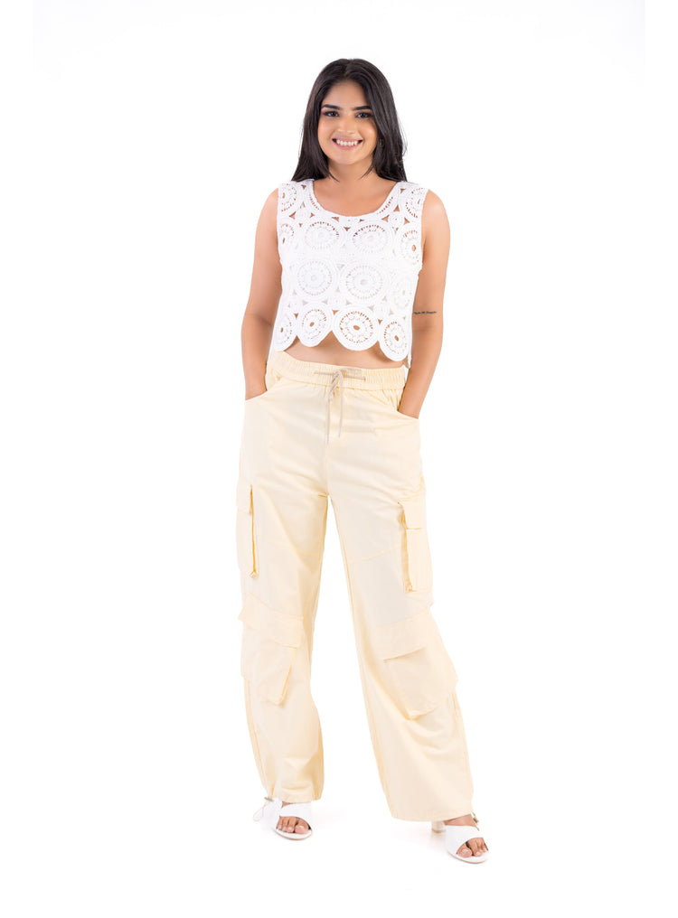Rosette Lace Top