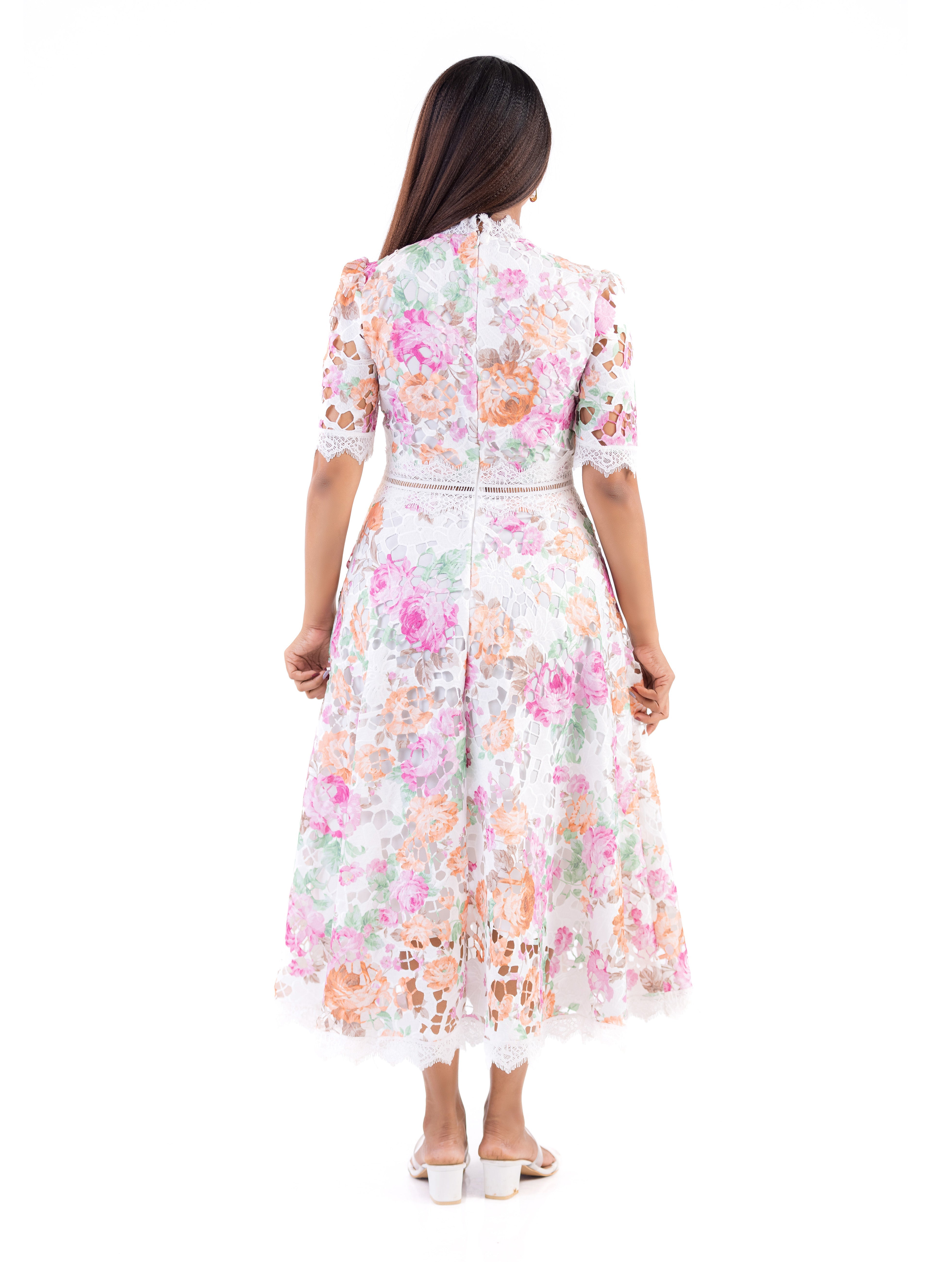 Seraphine Floral Lace Dress