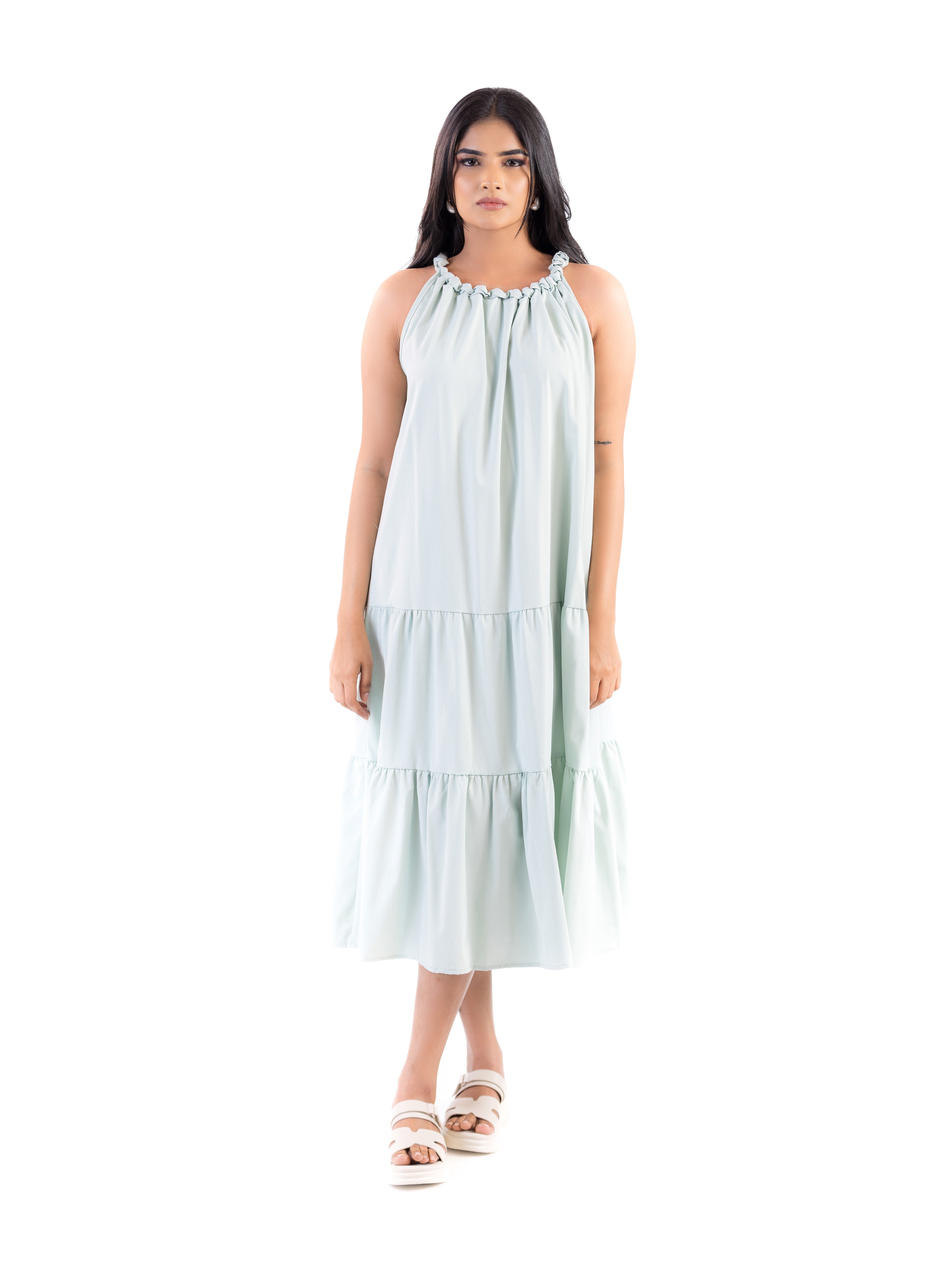Soft Flow Midi Dress