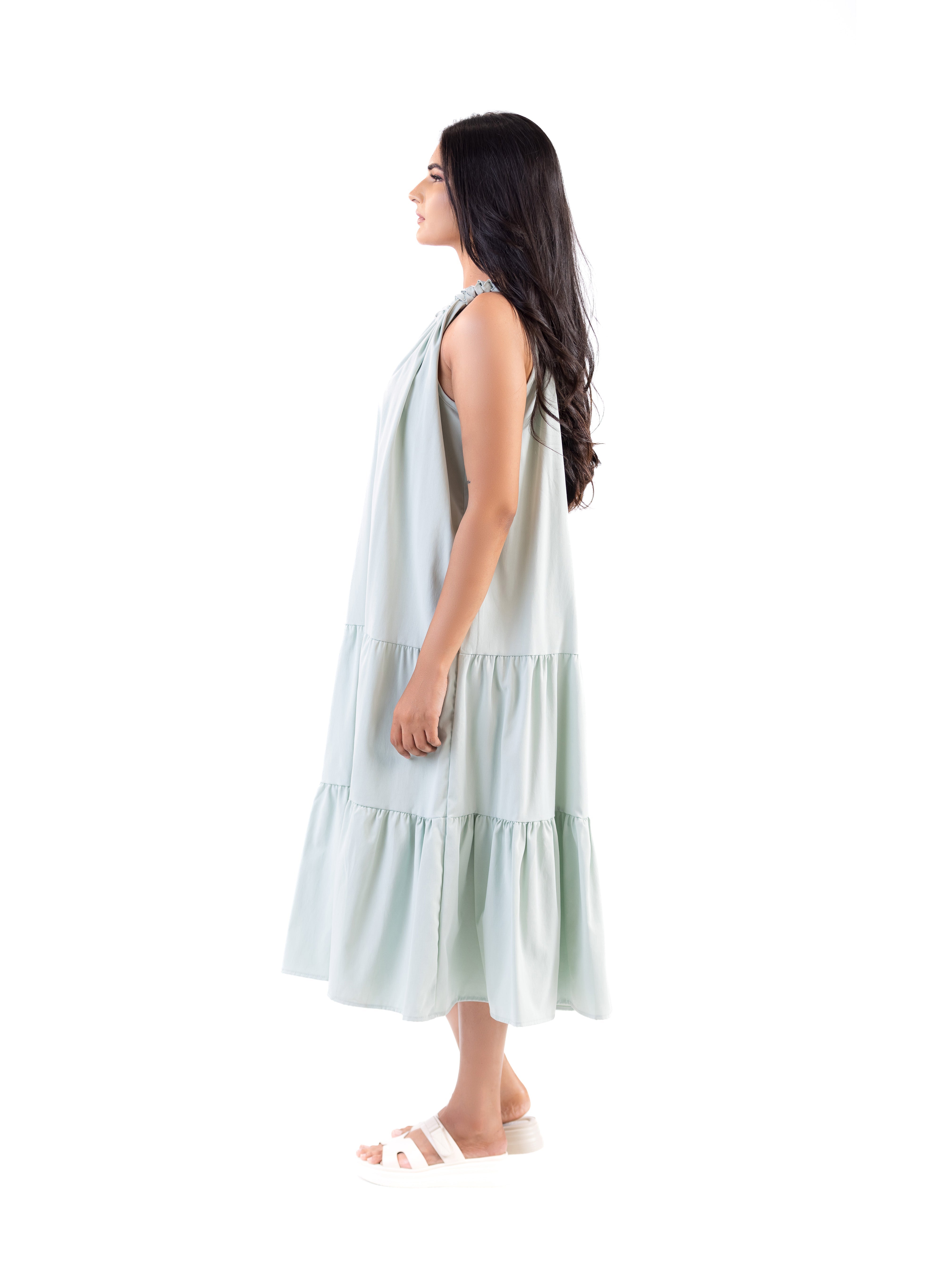 Soft Flow Midi Dress