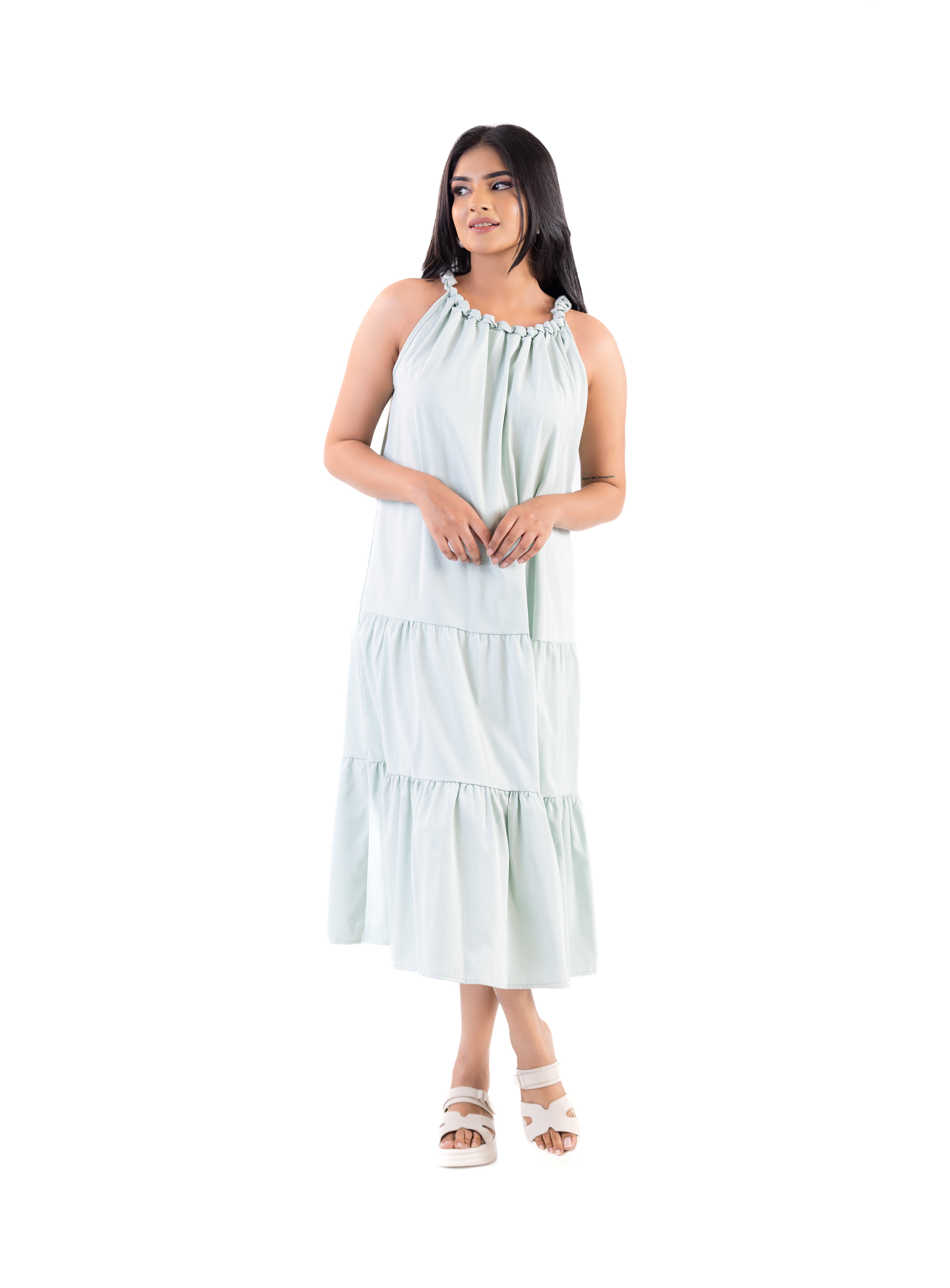 Soft Flow Midi Dress