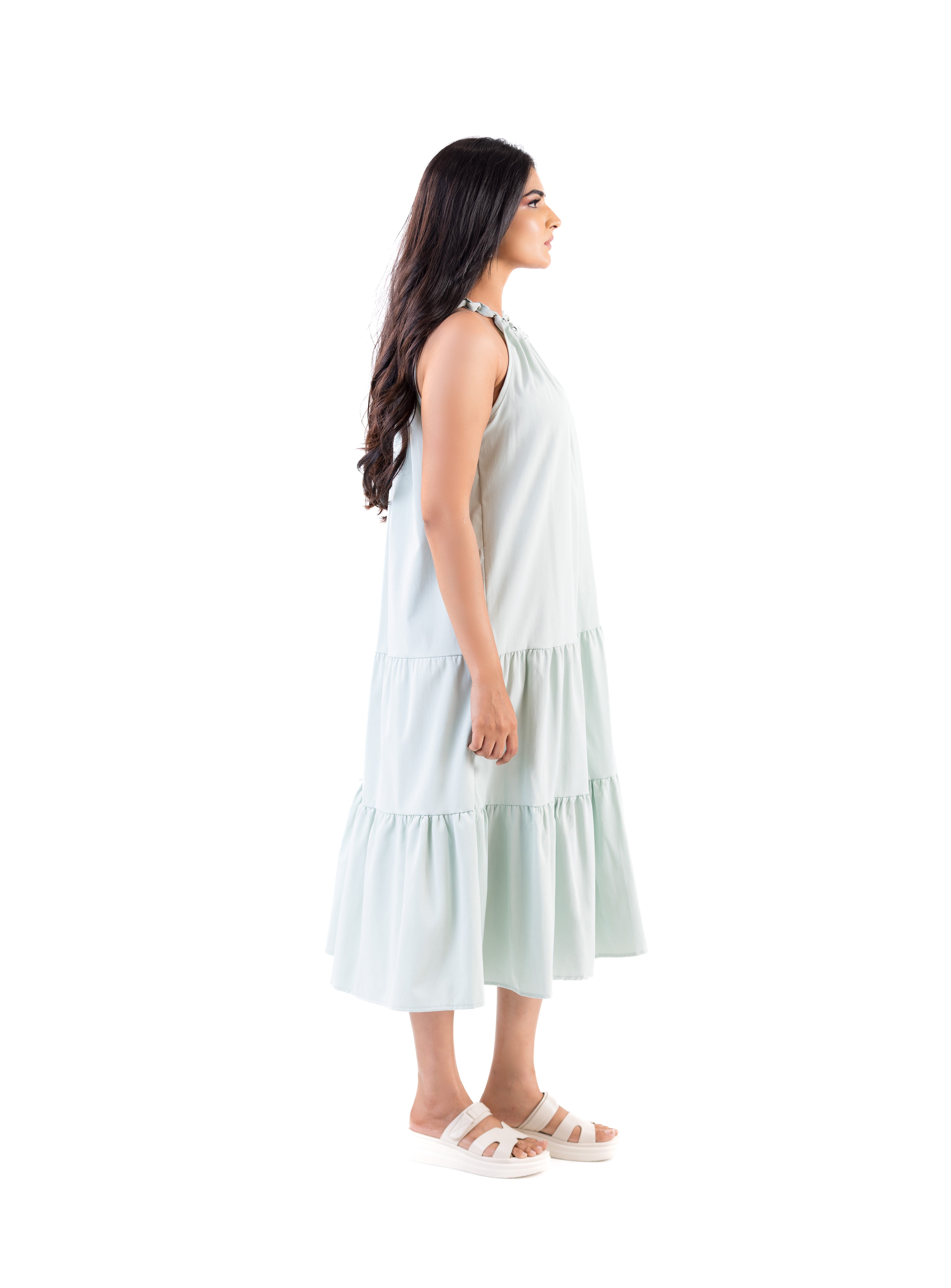 Soft Flow Midi Dress