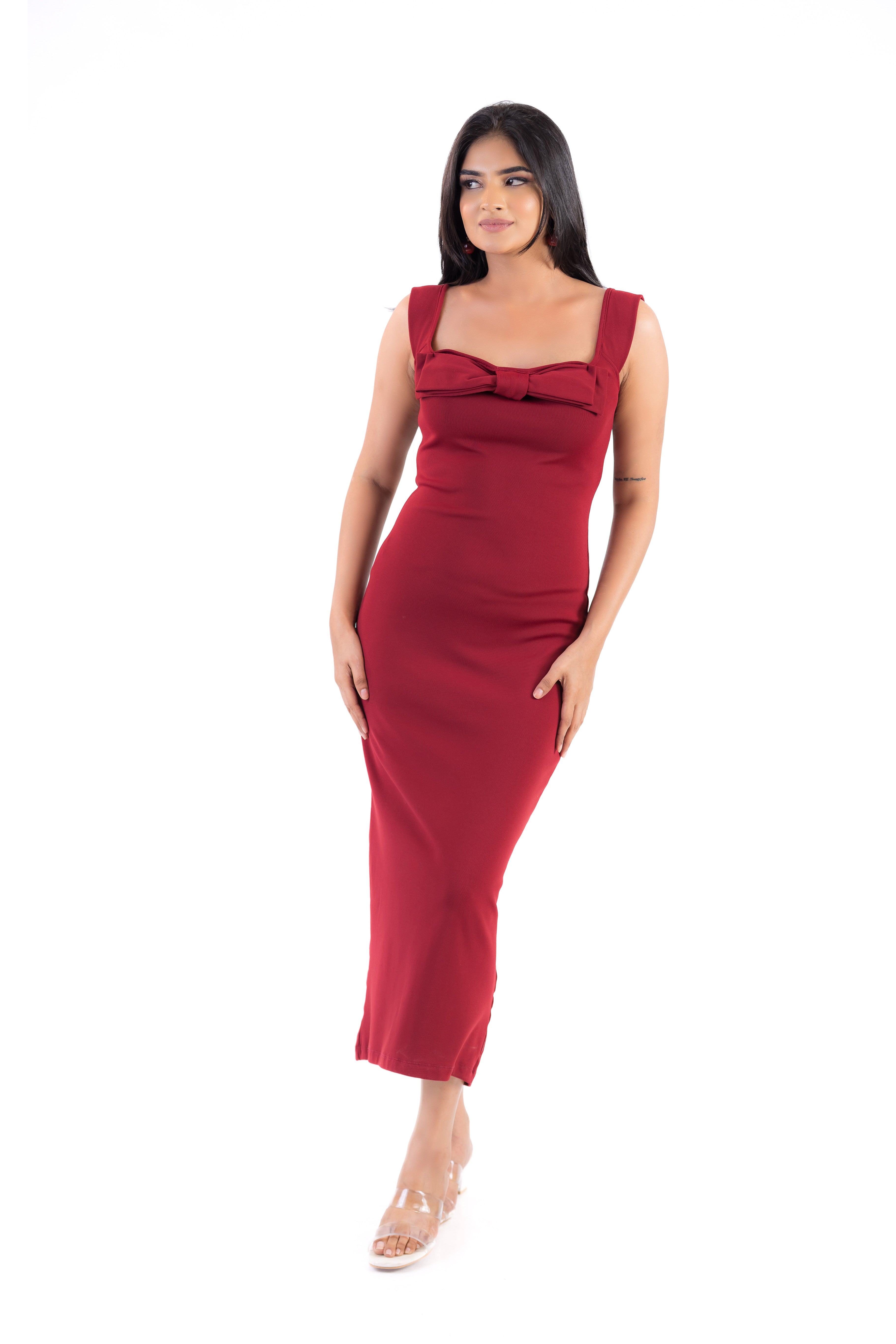 Velour Line Gown