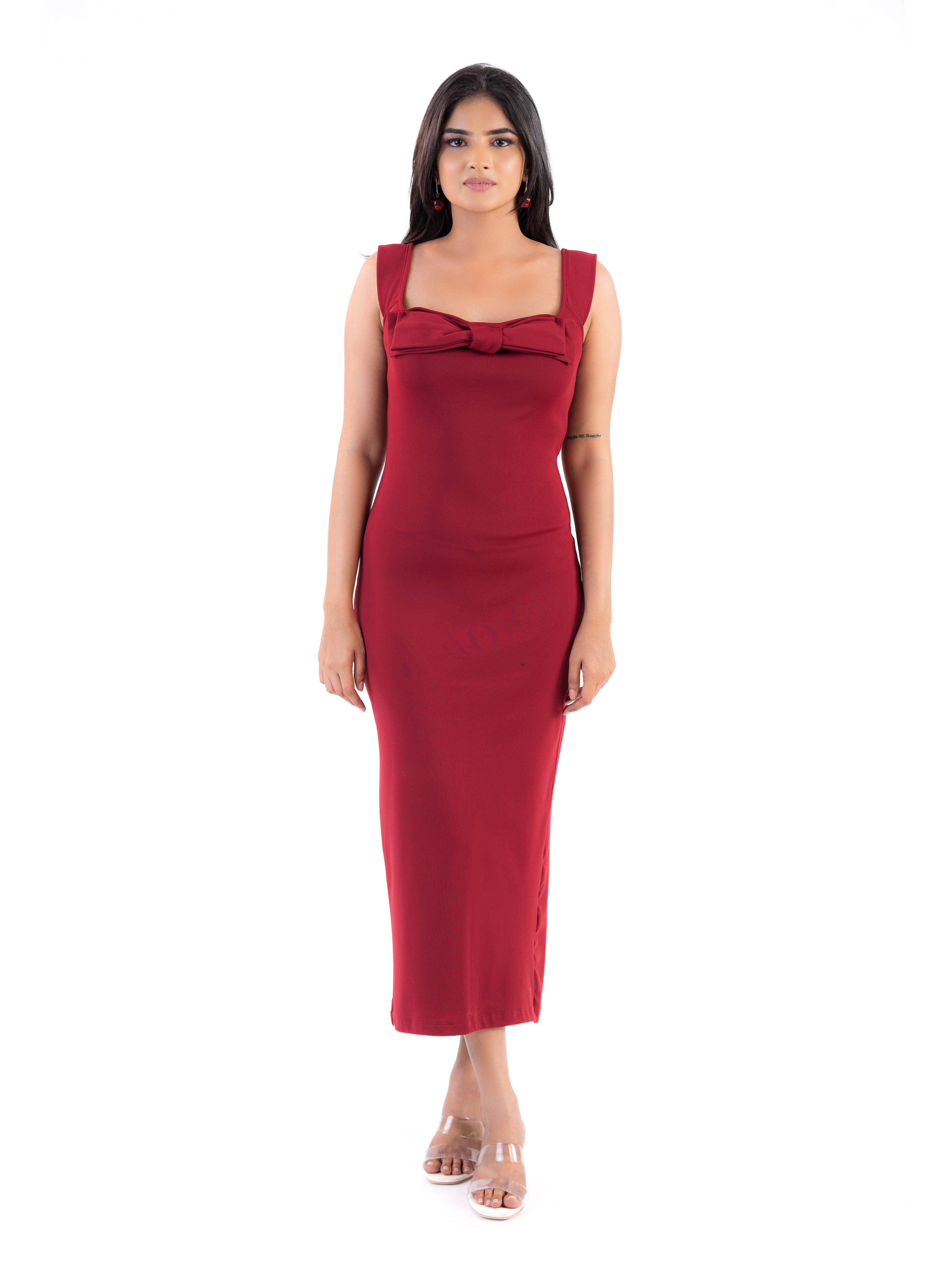 Velour Line Gown
