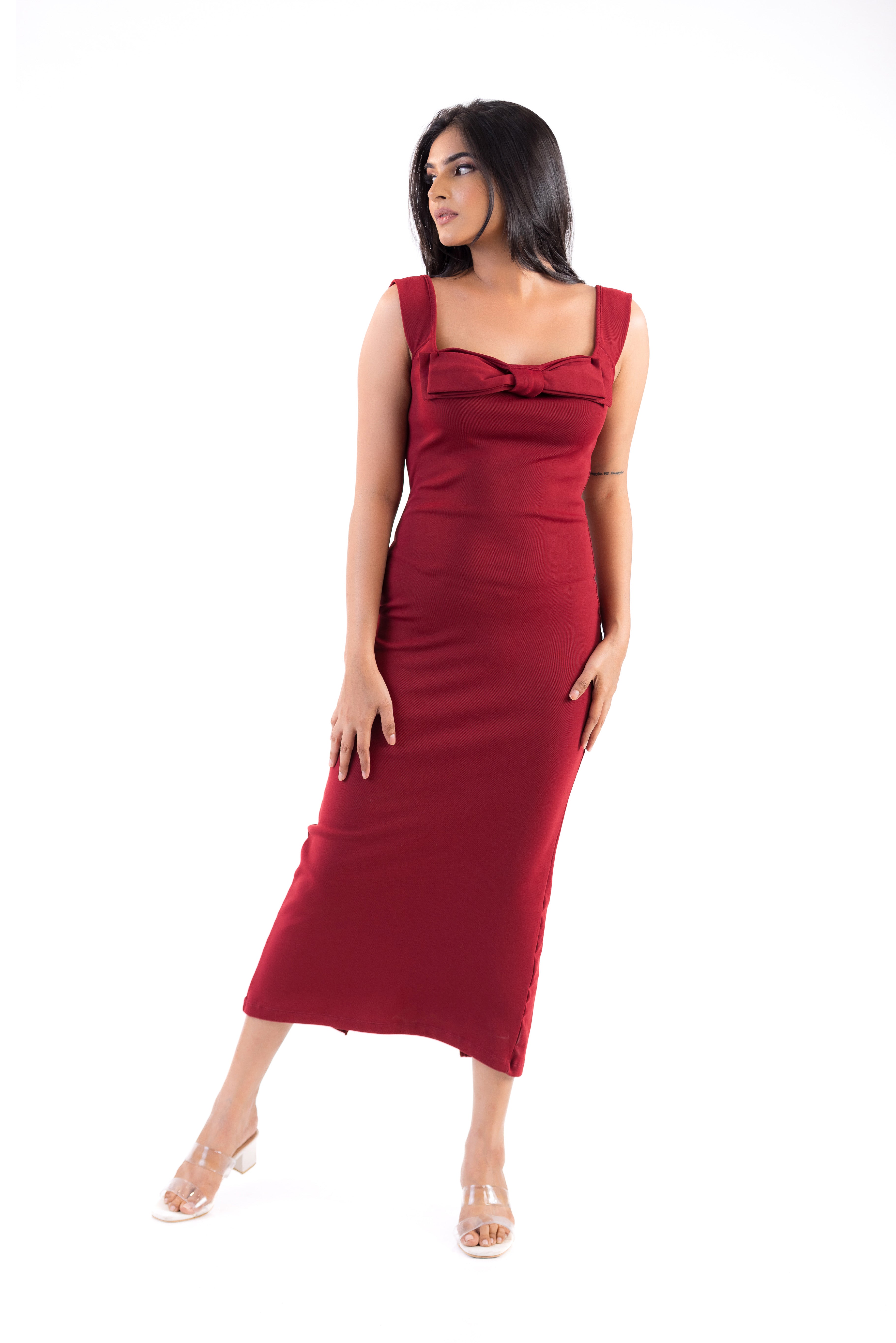 Velour Line Gown